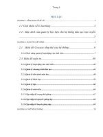 phân tích và thiết kế HTTT quản lý học tập