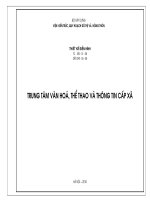 thiết kế mẫu điển hình  về khu thể thao xã