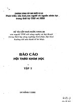 Báo cáo hội thảo khoa học ( tập 2)