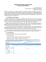 HƯỚNG DẪN SỬ DỤNG GOOGLE DOCSĐỂ TẠO ONLINE SURVEY