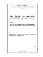 Nghiên cứu thiết kế chế tạo bộ điều khiển tự động hệ số công suất trong công nghiệp