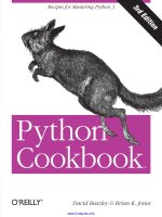 python  cookbook  3rd  edition
