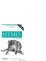 html5 pocket reference, 5th edition