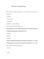 Bình luận vè thực trạng quản lý cán cân thanh toán quốc tế của ngân hàng nhà nước việt nam