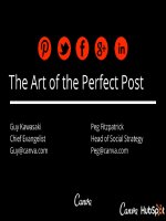 The Art of a Perfect Social Media Post