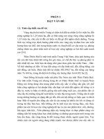 nghiên cứu đặc điểm  ngành hàng đối với sản phẩm sắn ở vùng núi thừa thiên huế ( nghiên cứu trường hợp tại xã hương phú, huyện nam đông)