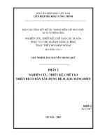 Nghiên cứu, thiết kế, chế tạo các SCADA phục cho ngành năng lượng thay thế cho nhập ngoại  phần 1  nghiên cứu thiết kế chế tạo thiết bị cơ bản xây dựng hệ SCADA mạng điện