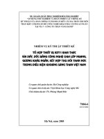 Nhiệm vụ kỹ thuật thiết kế Tổ hợp thiết bị kDt 1 khai thác vỉa dầy, dốc bằng công nghệ chia lớp ngang, gơng khấu ngắn, kết hợp thu hồi than nóc trong điều kiện khoáng sàng than Việt Nam