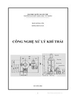 GIÁO TRÌNH CÔNG NGHỆ XỬ LÝ KHÍ THẢI