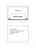 chương 5 thiết kế hệ thống