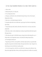 10 tác hại NGHIÊM TRỌNG của VIỆC THỨC KHUYA