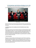 8 việc phải làm trước khi bạn đi phỏng vấn xin việc