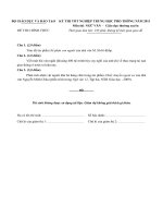 đề văn giáo dục thường xuyên 2011