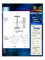 insection point trong Etabs