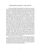 bồi thường thiệt hại cho người bị oan – lý luận và thực tiễn