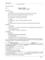 GIÁO ÁN VẬT LÝ LỚP 8 HAY