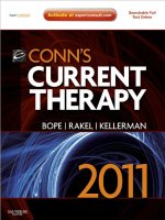 conn's current therapy 2011 [expert consult]  -  e. bope, et. al., (saunders, 2011)
