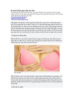 Bí quyết để bộ ngực luôn săn chắc