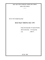 đồ án: BẢO MẬT TRONG SSL VPN