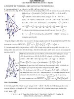 THE TICH KHOI DA DIEN KHOI CAU  VA MAT TRON XOAY