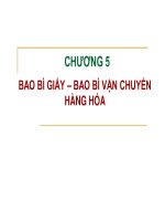 bài giảng bao bì phụ gia thực phẩm chương 5 bao bì giấy bao bì vận chuyển hàng hóa