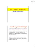 Công tác đất và gia cố nền