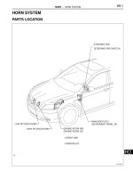 Toyota camry 2006 2011 horn   hệ thống kèn trên toyota camry đời 2006 2011