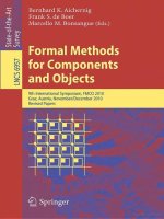 formal methods for components and objects 9th international symposium, fmco 2010, graz, austria, november 29-december 1, 2010 revised papers