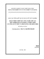 Hoàn thiện thiết kế, công nghệ chế tạo thử nghiệm hai loại động cơ điện chìm có công suất 37 và 55 kw dùng cho bơm chìm