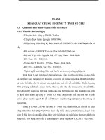 Báo cáo kiến tập về tiền mặt tại công ty TNHH Cô Như