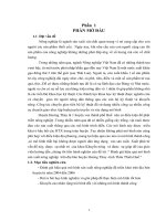 đánh giá hiệu quả mô hình  sản xuất nông nghiệp  trên điạ bàn huyện hương thủy -tỉnh thừa thiên huế
