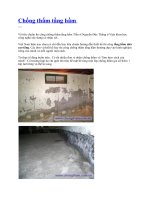Chống thấm tầng hầm