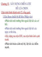 xây dựng chiến lược để lựa chọn