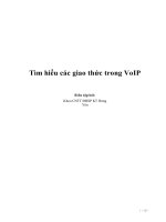 Tìm hiểu các giao thức trong VoIP