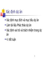 Xác định dự án