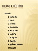 Chương 4 Tiểu trình