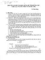 MỘT SỐ VẤN ĐỀ CẦN HIỂU ĐÚNG ĐỂ TÍNH CỌC CHỊU LỰC NGANG