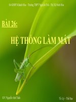 bai 26 hệ thống làm mát