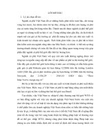 phân tích tác động gia  nhập wto của việt nam đối với xuất khẩu cà phê của tổng công ty cà phê việt nam