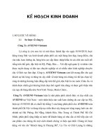 kế hoạch kinh doanh kem dưỡng da