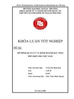 Mô hình quản lý kinh doanh rác thải phù hợp cho việt nam