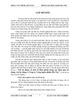 vốn lưu động và một số biện pháp nâng cao hiệu quả sử dụng vốn lưu động ở công ty công nghệ phẩm hà tây