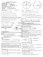 Tóm tắt công thức vật lý lớp 12 chương trình cơ bản