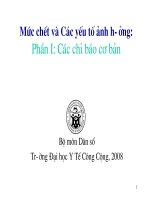 Bài giảng dân số và phát triển bài 2   ths  nguyễn thành nghị