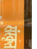 introduction to sanskrit part 2 - thomas egenes