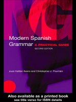 modern spanish grammar a practical guide