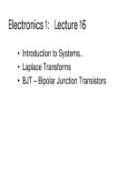 Chi tiết về transistor BJT
