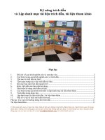 Kỹ năng trích dẫn  và Lập danh mục tài liệu trích dẫn, tài liệu tham khảo