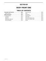  hệ thống thân xe trước trên xe matiz đời 2000 - 2013