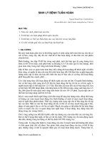 SINH LÝ BỆNH TUẦN HOÀN